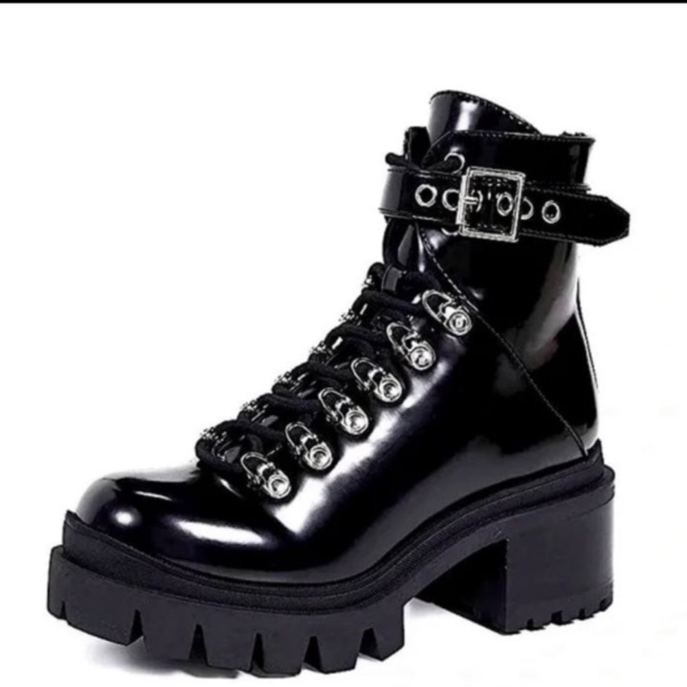 Jeffrey Campbell czech boots- combat boots / festival boots